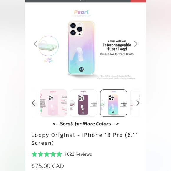🌸Loopy Case for I Phone 11Pro. 🌸 - Picture 6 of 6